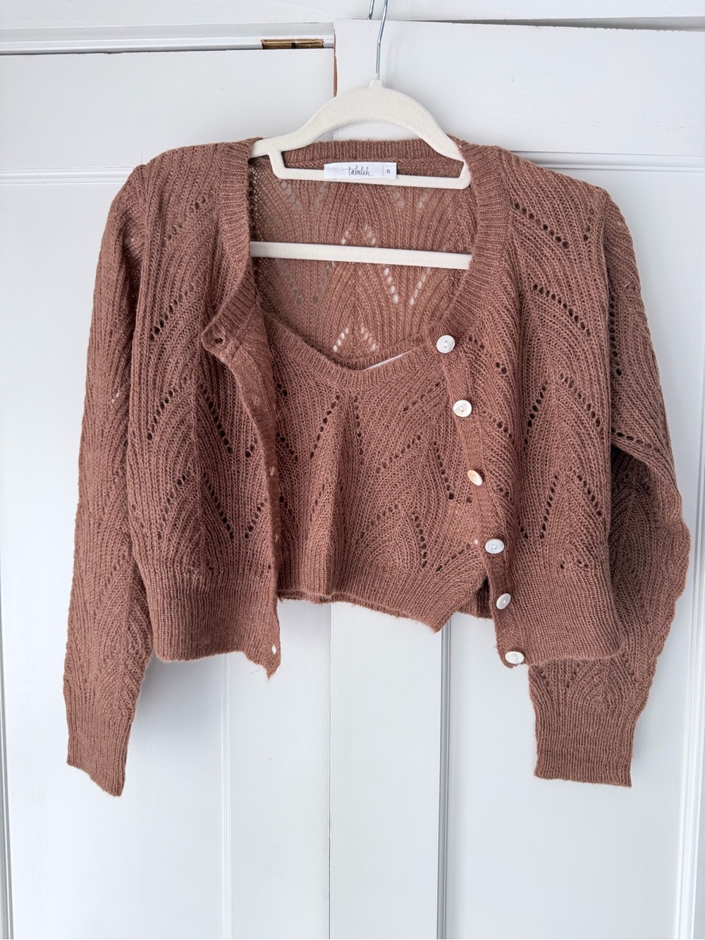 Crop Top Sweater Set